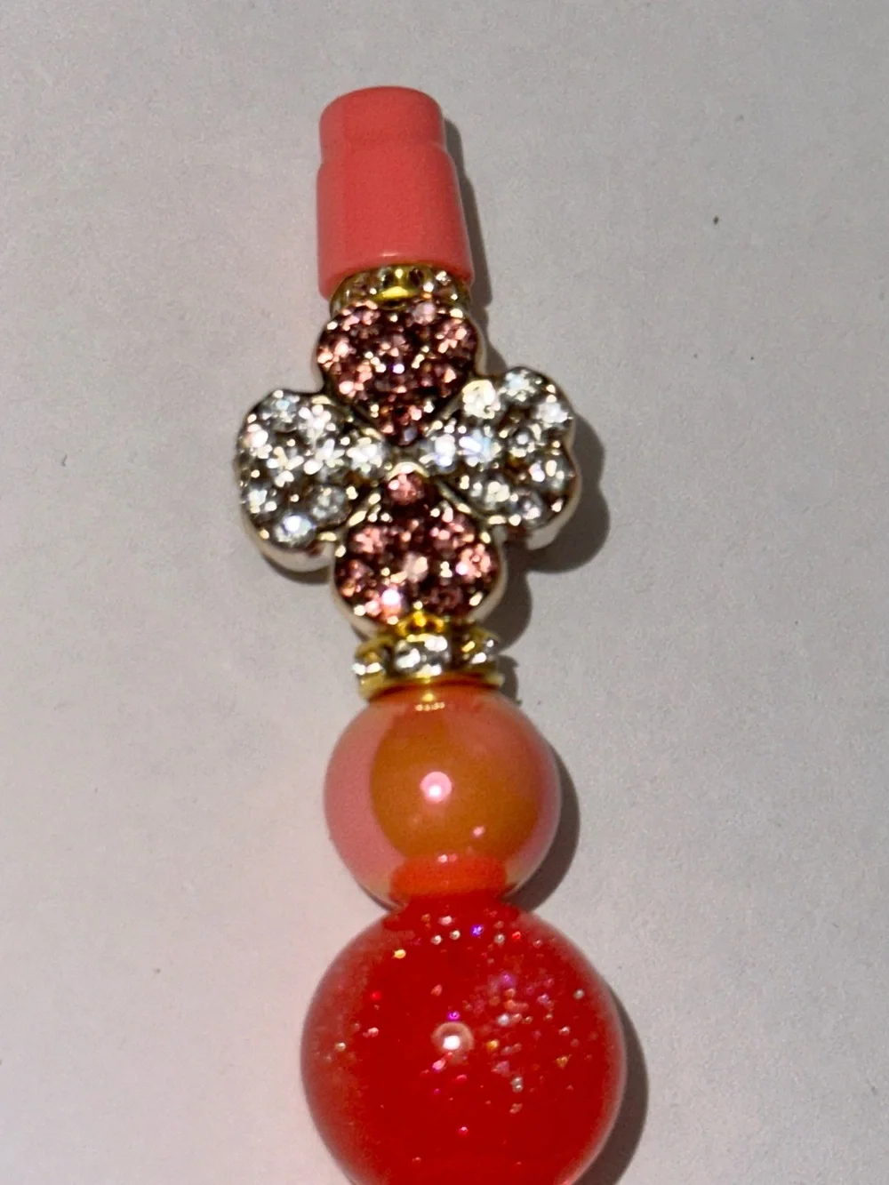 Coral Beaded Box Cutter - Custom